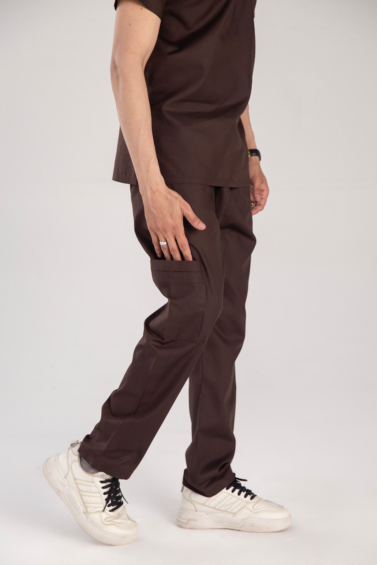 Buttoned Men’s Scrub