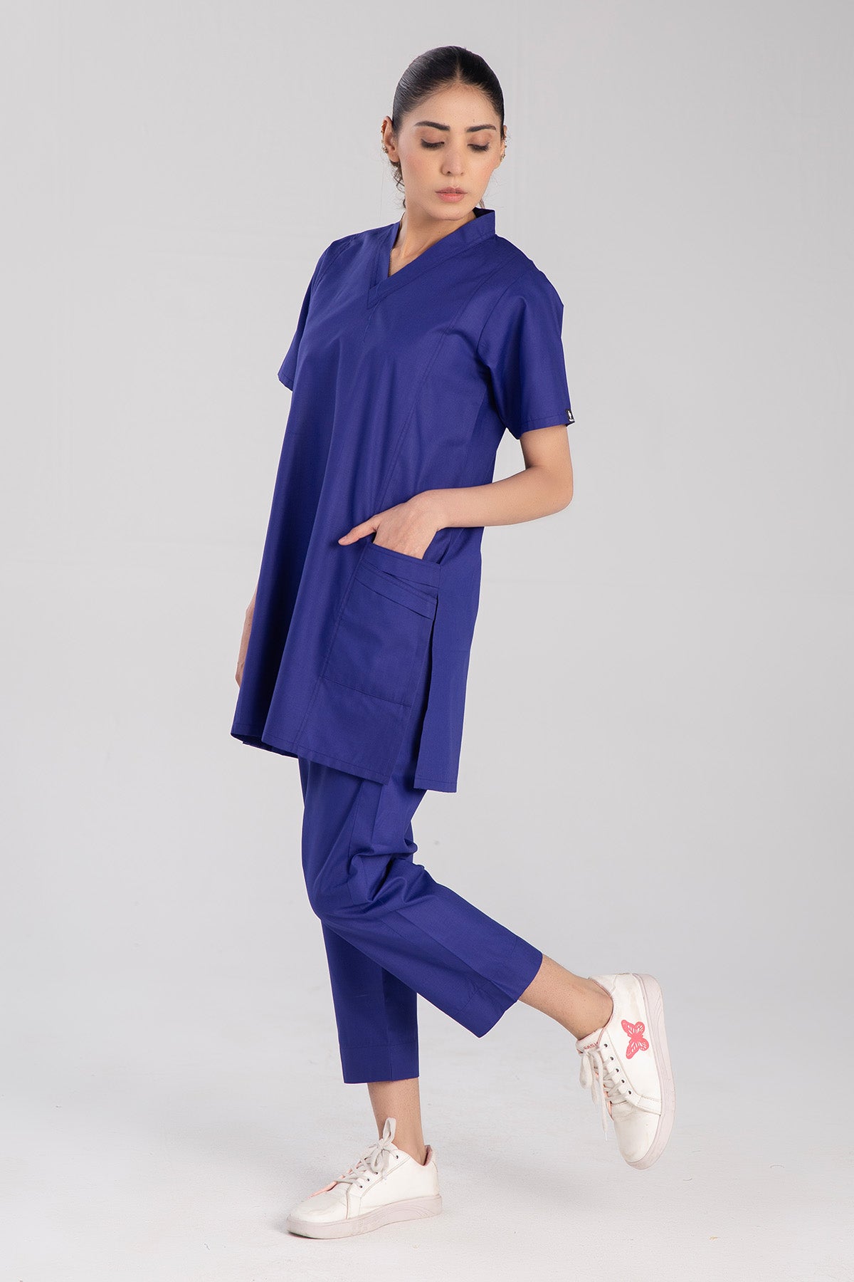 Trendy V Neck Scrub